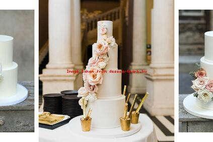 esküvői emeletes torta