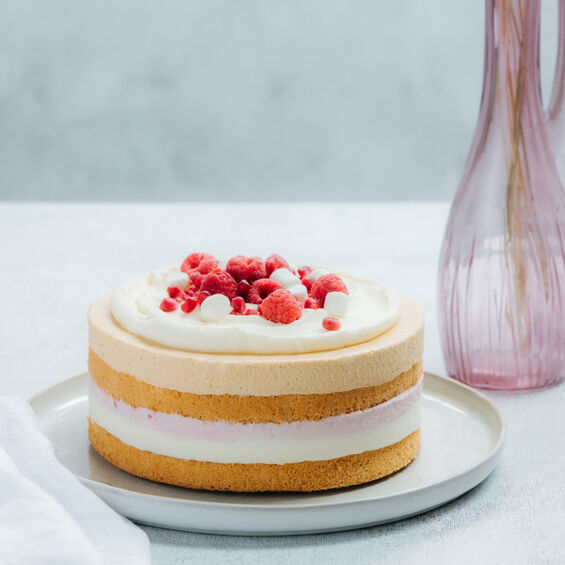Szőkecsoki, málna, mascarpone